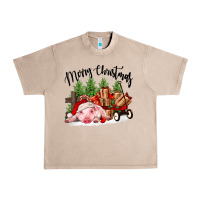 French Oak merry christmas pig Urban Heavy Tee - FaDigitalArtStudio