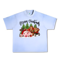 Grape Ice merry christmas pig Urban Heavy Tee - FaDigitalArtStudio