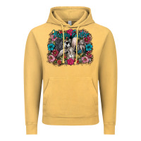 Vintage Mustard Happy Easter Vintage Hoodie - CowhideDigitalArt