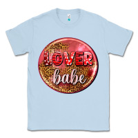Dusty Blue lover babe olivia Classic Tee - OliviaCreatesArt