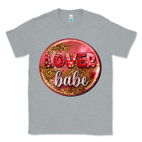 Heather Grey lover babe olivia Classic Tee - OliviaCreatesArt