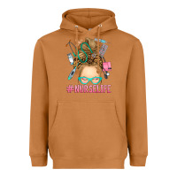 Meerkat blonde messy bun nurse life Heavyweight Hoodie - RanaPortraitStore