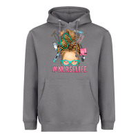 Storm blonde messy bun nurse life Heavyweight Hoodie - RanaPortraitStore