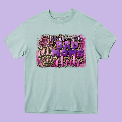 Member Of The Bad Moms Club Mother's Day Heavy Core Tee Designed By Cowgirlartshop