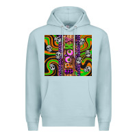 Blue Mist Spooky Premium Hoodie - Artiststas