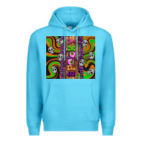 Ocean Blue Spooky Premium Hoodie - Artiststas