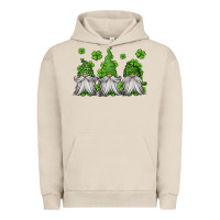 Pigment French Oak st patricks gnomes Urban Hoodie - Jasminsmagicworld