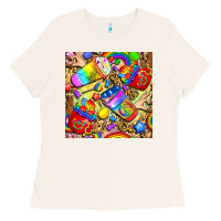 Bone lgbtq pride coffee cups with leopard seamless pattern bbs Ladies Tee - BundleAndBundleShop