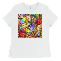 White lgbtq pride coffee cups with leopard seamless pattern bbs Ladies Tee - BundleAndBundleShop