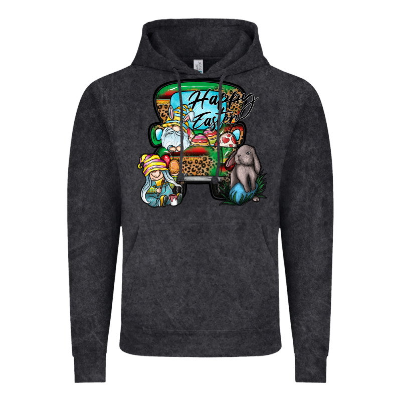 Happy Easter Vintage Hoodie by CowhideDigitalArt | Teevron