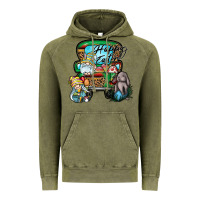 Vintage Olive Happy Easter Vintage Hoodie - CowhideDigitalArt