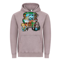 Vintage Zinc Happy Easter Vintage Hoodie - CowhideDigitalArt