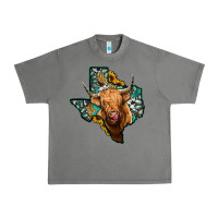 Tornado texas map highland cow Urban Heavy Tee - Jasminsmagicworld