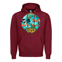Burgundy class of 2022 senior Zipper Hoodie - JahusDesignShop