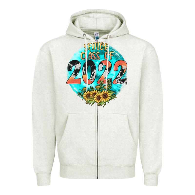 Class Of 2022 Senior Zipper Hoodie by JahusDesignShop | Teevron