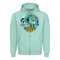 Seafoam class of 2022 senior Zipper Hoodie - JahusDesignShop