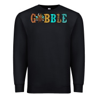 Black gobble thanksgiving turkey Premium Sweatshirt - RanaPortraitStore