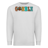 Dove Grey gobble thanksgiving turkey Premium Sweatshirt - RanaPortraitStore