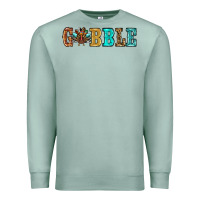 Seafoam gobble thanksgiving turkey Premium Sweatshirt - RanaPortraitStore