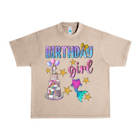 French Oak birthday girl Urban Heavy Tee - BundleAndBundleShop