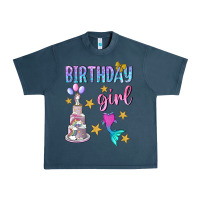 Midnight Navy birthday girl Urban Heavy Tee - BundleAndBundleShop