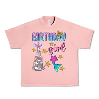 Salmon birthday girl Urban Heavy Tee - BundleAndBundleShop