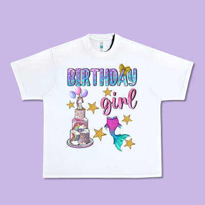 Birthday Girl Urban Heavy Tee Designed By Bundleandbundleshop