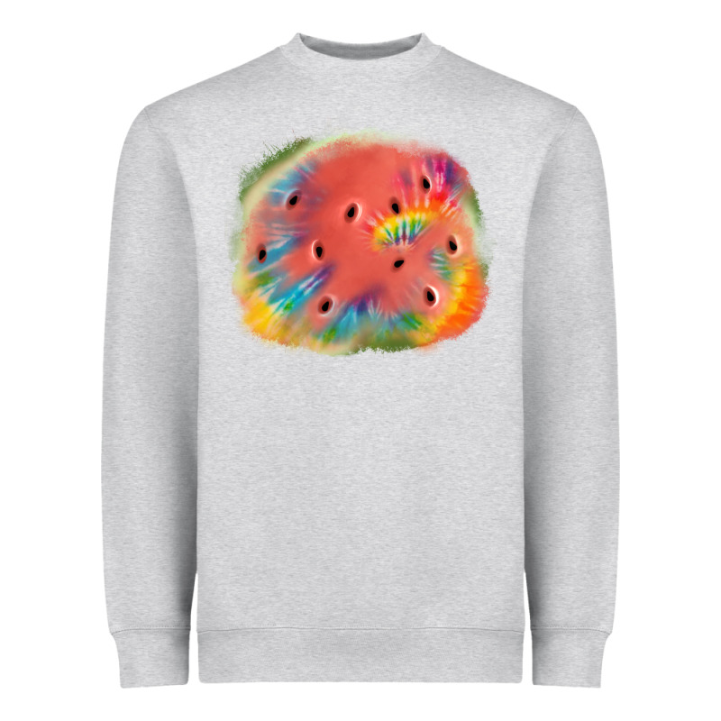 Tie Die Watermelon Heavyweight Sweatshirt by JahusDesignShop | Teevron