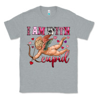 Heather Grey i am with cupid Classic Tee - OliviaCreatesArt