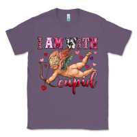 Lavender i am with cupid Classic Tee - OliviaCreatesArt