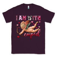 Plum i am with cupid Classic Tee - OliviaCreatesArt