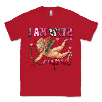 Red i am with cupid Classic Tee - OliviaCreatesArt