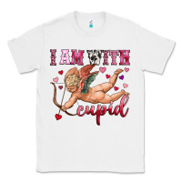 White i am with cupid Classic Tee - OliviaCreatesArt