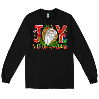 Black joy to the world Long Sleeve Tee - CowhideDigitalArt