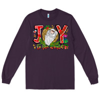 Plum joy to the world Long Sleeve Tee - CowhideDigitalArt