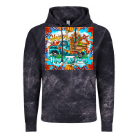 Cloud Black happy thanksgiving Vintage Hoodie - CowhideDigitalArt