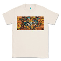Natural texas map bull skull sunflower leopard licence plate Classic Tee - Artiststas