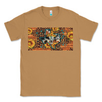 Toasted Coconut texas map bull skull sunflower leopard licence plate Classic Tee - Artiststas