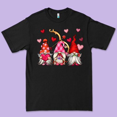 Valentine's Day Gnomes Premium Tee Designed By Oliviacreatesart