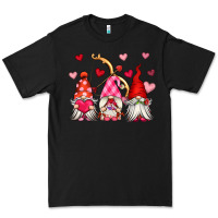 Black valentine's day gnomes Premium Tee - OliviaCreatesArt