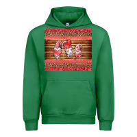 Emerald valentines day gnomes leopard Urban Hoodie - Jasminsmagicworld