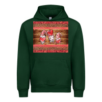 Forest Green valentines day gnomes leopard Urban Hoodie - Jasminsmagicworld