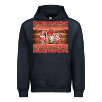 Navy valentines day gnomes leopard Urban Hoodie - Jasminsmagicworld
