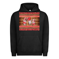 Pigment Black valentines day gnomes leopard Urban Hoodie - Jasminsmagicworld