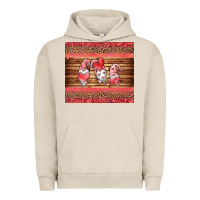 Pigment French Oak valentines day gnomes leopard Urban Hoodie - Jasminsmagicworld