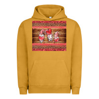 Pigment Peanut Butter valentines day gnomes leopard Urban Hoodie - Jasminsmagicworld
