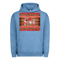 Pigment Pebble Blue valentines day gnomes leopard Urban Hoodie - Jasminsmagicworld