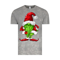Cloud Rock green christmas gnomes Vintage Tee - FaDigitalArtStudio