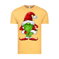 Vintage Mustard green christmas gnomes Vintage Tee - FaDigitalArtStudio