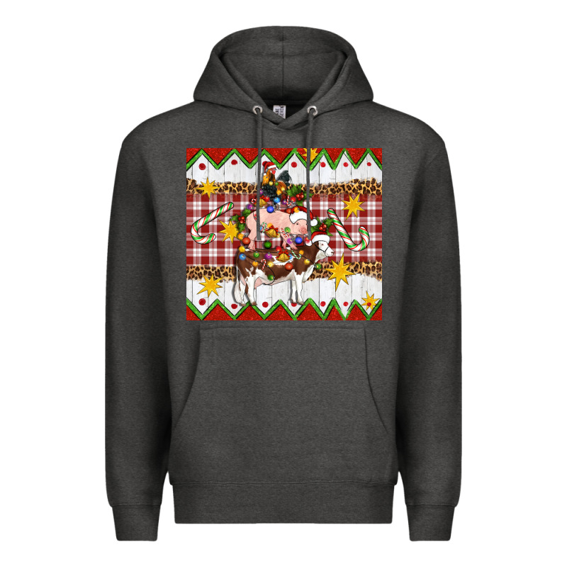 Stacked Christmas Farm Premium Hoodie by Artiststas | Teevron